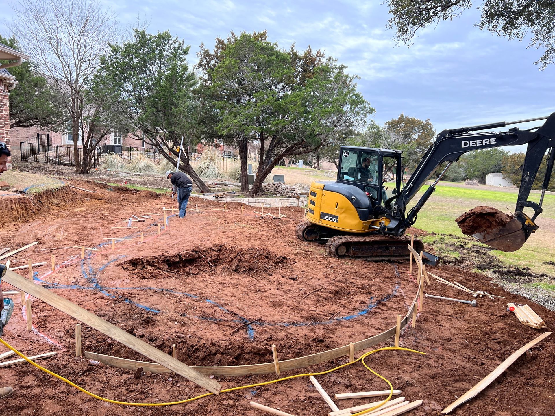 GoodTimes Gunite Pools — custom pool build in Johnson County, Texas.
